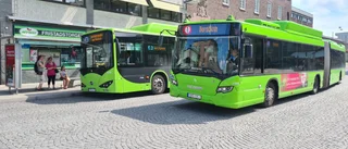 Nu visas Strengnäs Tidning på bussarnas skärmar