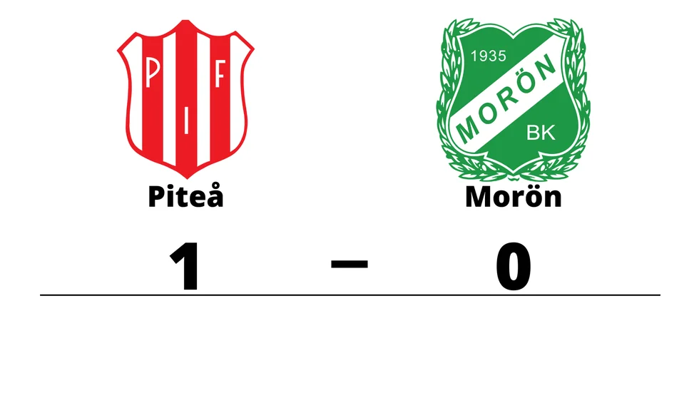 Piteå IF FF vann mot Morön BK