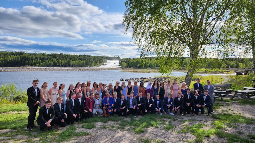 Uppslutningen var jättebra i år. 50 personer hade anmält att de skulle komma på årets bal.