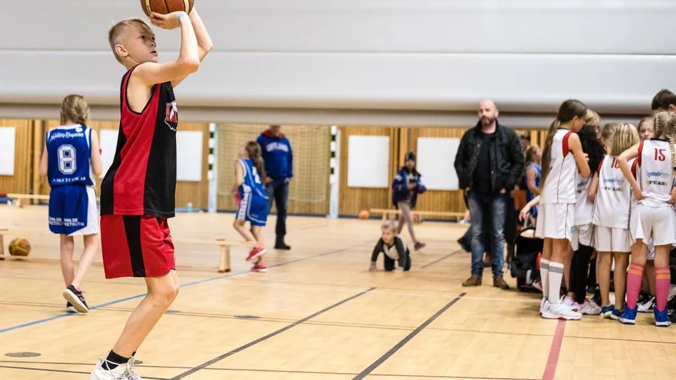 Minskning. Harry Hassler var en av få pojkspelare under helgens cup. Endast sju pojklag deltog.