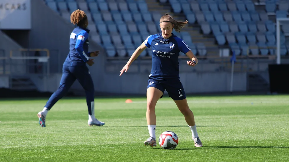 IFK Norrköpings Vilma Koivisto har gjort det till en vana att köra extra efter lagets träningar.