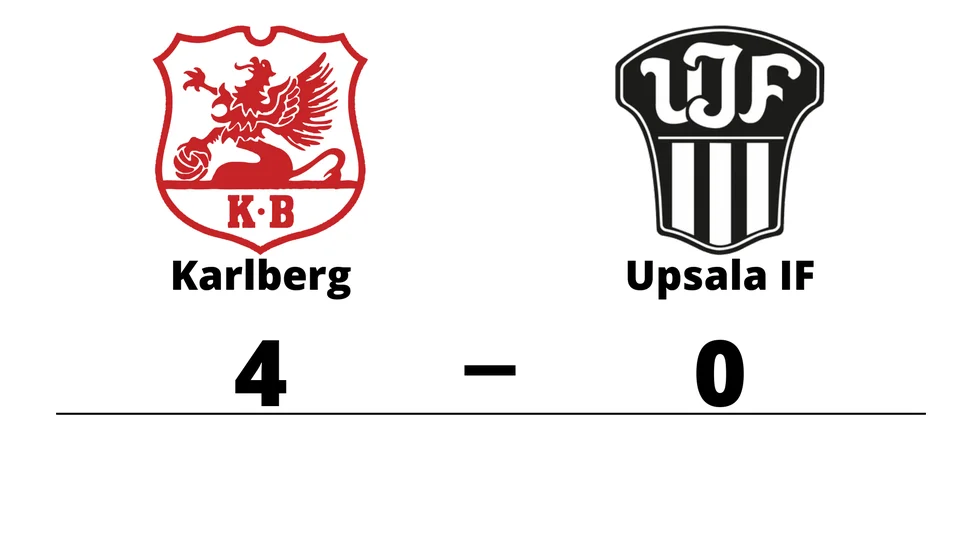 Karlbergs BK vann mot Upsala IF Fotboll