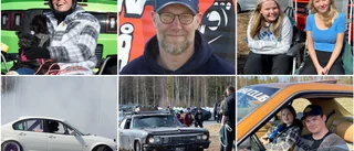 Lukt av olja och brända däck på Vårträffen i Långnäs