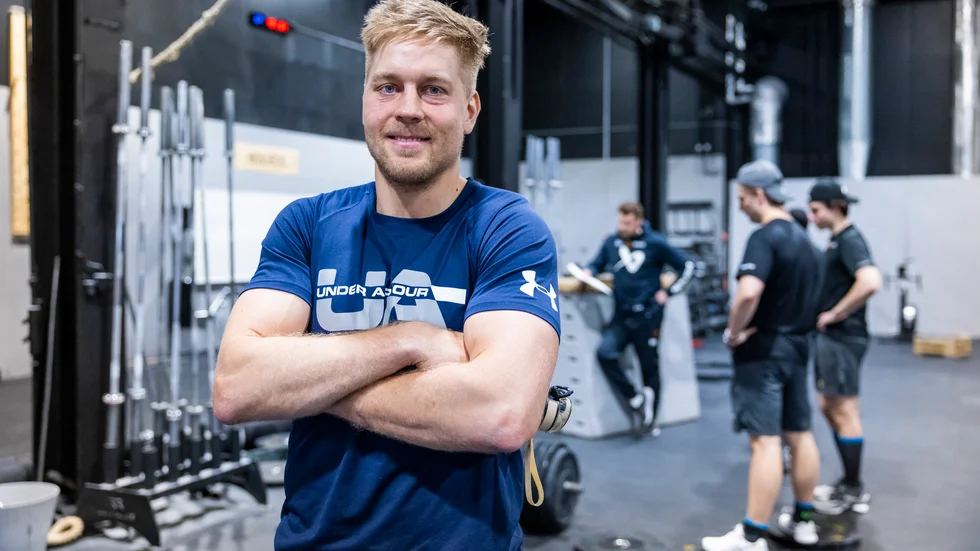 Han hade en tung säsong och vill inte berätta varför. Men nu förbereder sig Juhani Tyrväinen inför hösten och hoppas att laget kan ta med sig spelet från slutspelet. 