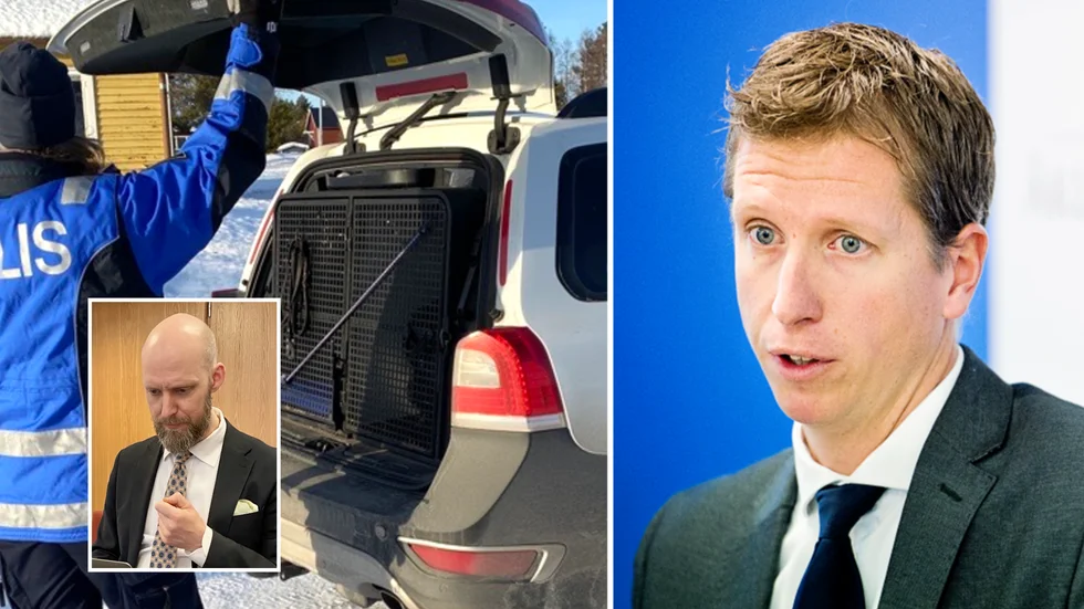 Andreas Nyberg leder förundersökningen kring mordet i Malå där nu fem personer sitter häktade. Advokat Fredrik Elveros (lilla bilden) företräder tonårspojken som häktades i söndags.