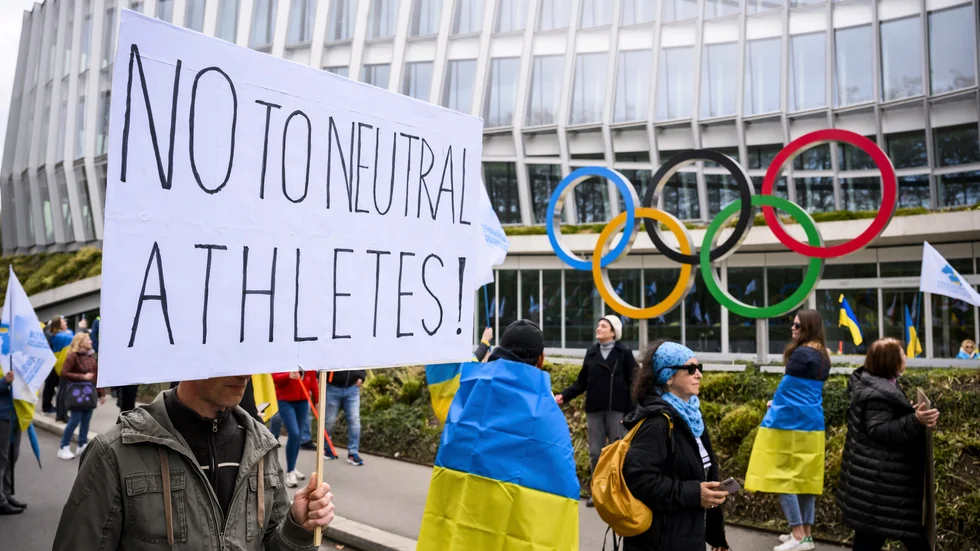 IOK rekommenderade i januari att internationella förbund ska tillåta ryska och belarusiska idrottare att tävla igen. Arkivbild.