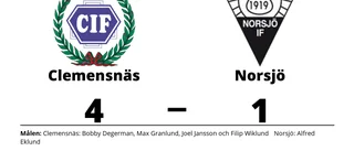 Clemensnäs tog rättvis seger mot Norsjö