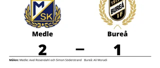 Medle vann mot Bureå på Sörvalla IP