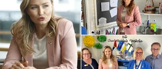Ebba Busch (KD) lämnade mötet – besökte förskola 