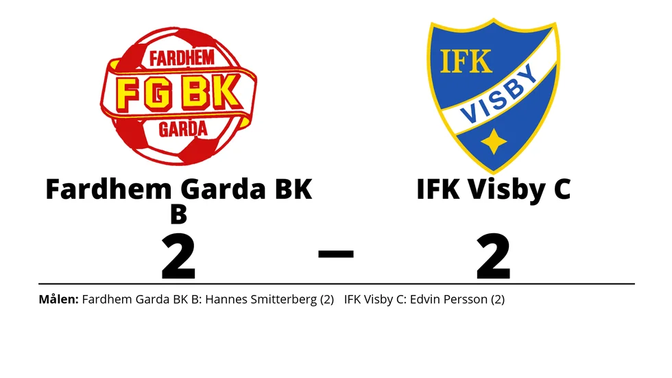 Fardhem Garda BK B spelade lika mot IFK Visby C