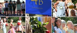 Både vemod och glädje vid skolavslutningen i Klinte