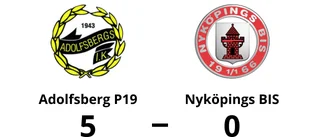 Tung bortaförlust för Nyköpings BIS mot Adolfsberg P19