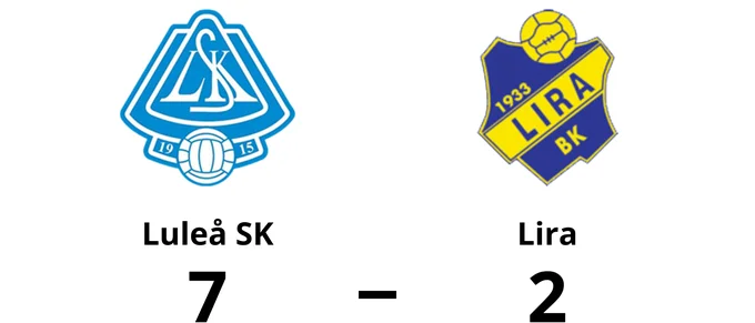 Luleå SK vann klart hemma mot Lira