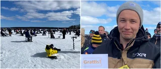Arjeplogskille drog största fiskarna – 25 000 kronor för 1,3 kilo