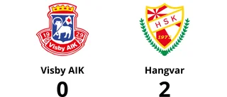 Hangvar avgjorde i andra halvlek mot Visby AIK