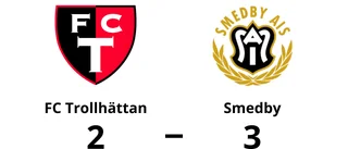 Tuff match slutade med seger för Smedby mot FC Trollhättan