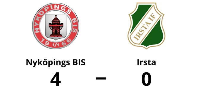 Två mål av Jordan Broman när Nyköpings BIS vann