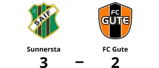 Knapp seger för Sunnersta mot FC Gute