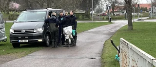 Polisen letade efter bevis på botten – ån tömdes på vatten 