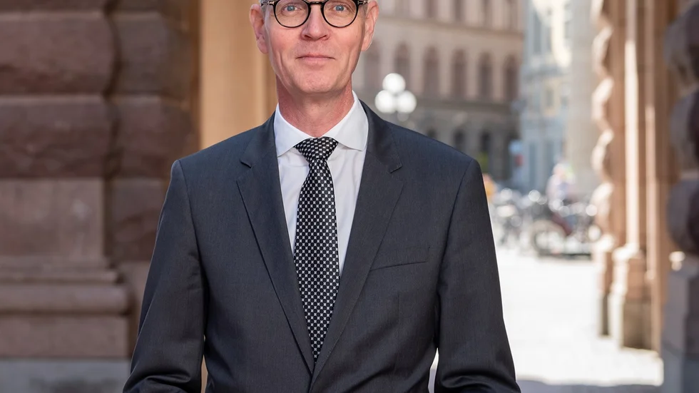 Mattias Karlsson (M), gruppledare för den moderata riksdagsgruppen