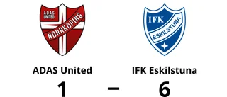 Storförlust för ADAS United – 1-6 mot IFK Eskilstuna