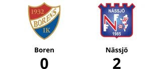 Nässjö tog kommandot från start mot Boren