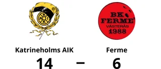 Klar seger för Katrineholms AIK hemma mot Ferme
