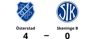 Österstad tog kommandot från start mot Skeninge B