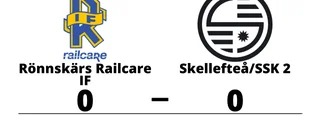 Rönnskärs Railcare IF och Skellefteå/SSK 2 kryssade