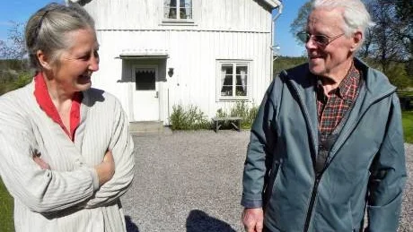 EvaLis Mattsson, Smultronboda, och Gunnar Svensson, Aveslätt, får priser för sitt engagemang i landsbygdens utveckling.Foto: Anders Jacobsson