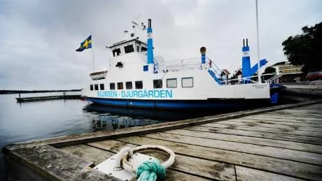 Åter i hemmahamnen Västervik efter en femte sommar i trafik mellan Slussen och Djurgården i Stockholm.Foto: Ellen Nielsen Kindstrand