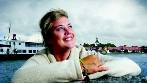 På plats i Älvsjö. Anna Svensson på turistbyrån ska sälja Västervik på båtmässan Allt för sjön i Älvsjö. Mässan pågår fram till den 11 mars.Arkivbild: Anders Steiner