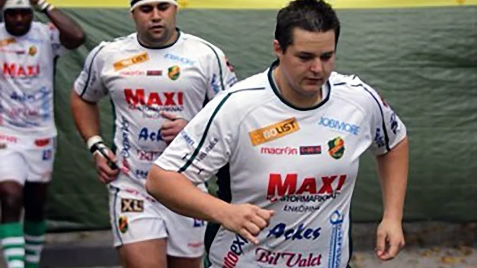 Jonas Grillfors, för närvarande spelare i skotska Haddington RFC, är uttagen till landslagsläger.