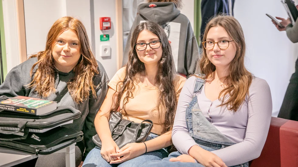 Alva Eriksson, Lara Svedberg och Filippa Dahlberg.