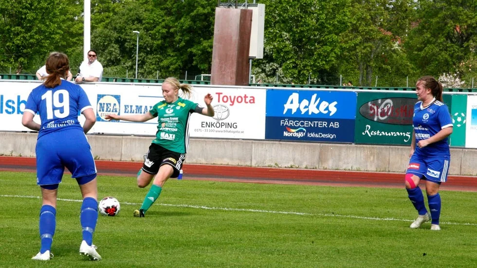 ESK förlorade mot Rimbo för andra gången denna säsong. Förra gången vann Rimbo med 3–1.