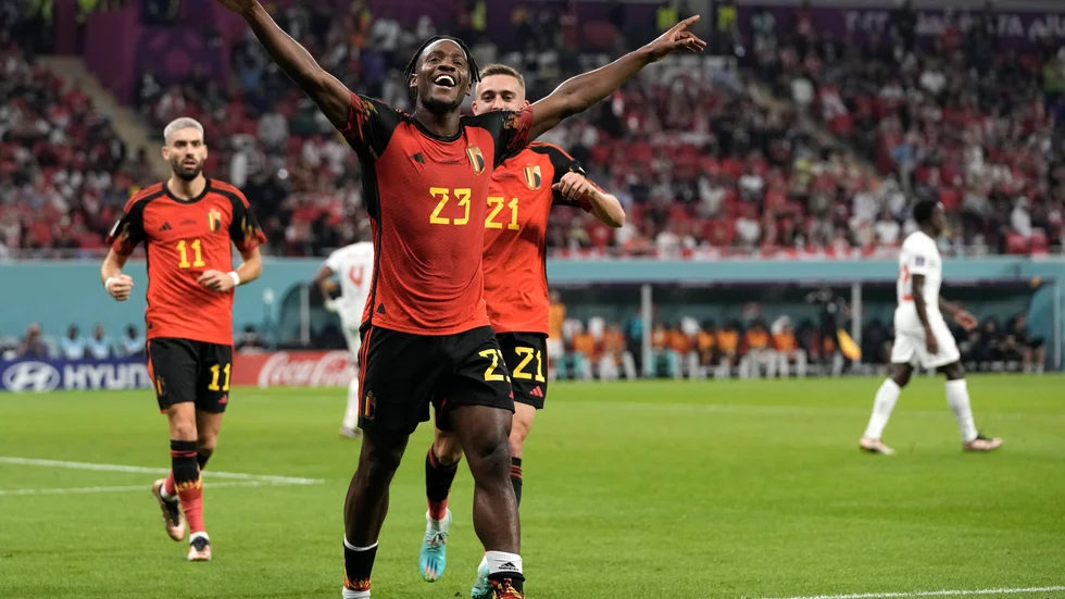 Michy Batshuayi blev stor matchhjälte när han avgjorde mot Kanada.