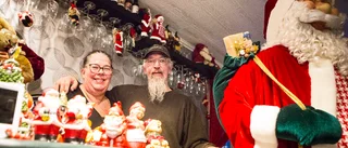 Julnördarna Jimmy och Ewa-Lotta ratar utebelysningen i år ✓Galet mycket belysning ✓Handlar om många tusenlappar ✓Ska ju spara el