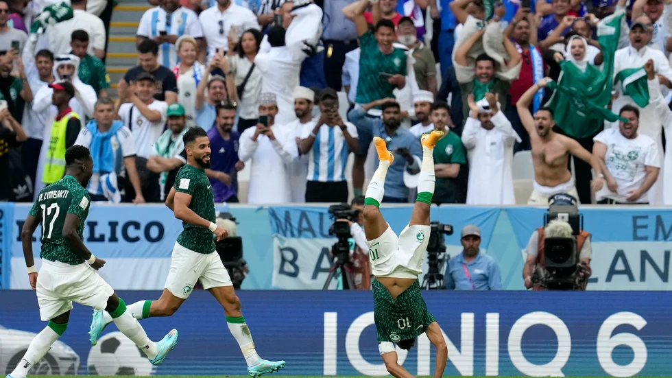 Saudiarabien firade storartad efter 2-1 mot Argentina.