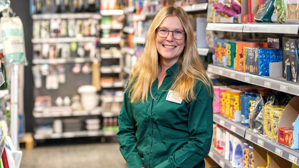 Ingela Stenberg, butikschef.
