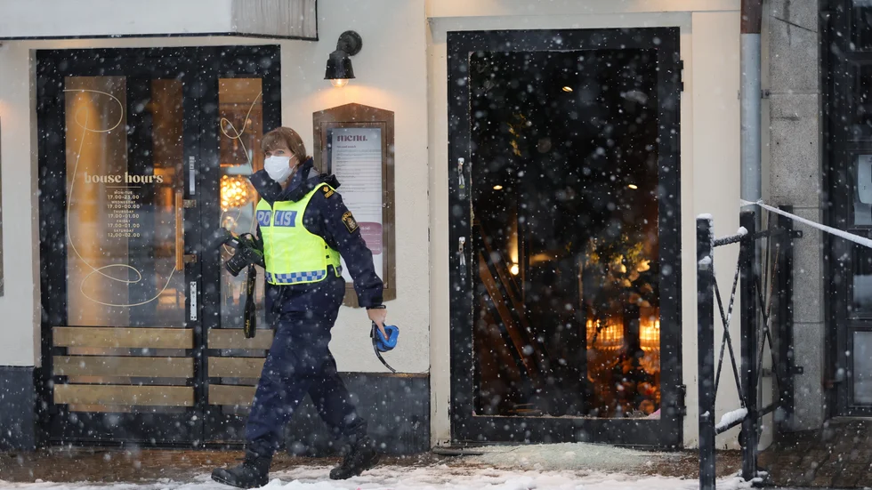 Polisens tekniker vid den drabbade nattklubben på Avenyn. Arkivbild.