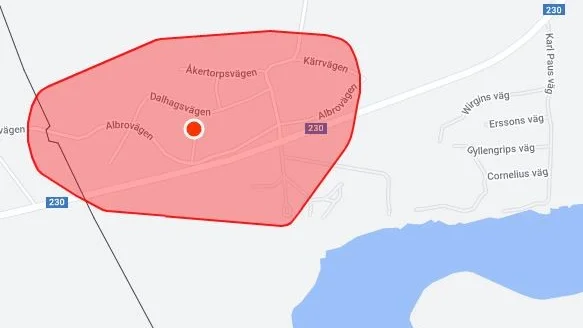 Strömavbrott i sydvästra Eskilstuna under fredagsmorgonen.