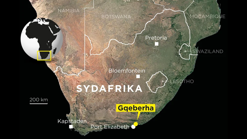 Gqeberha ligger nära Port Elizabeth.