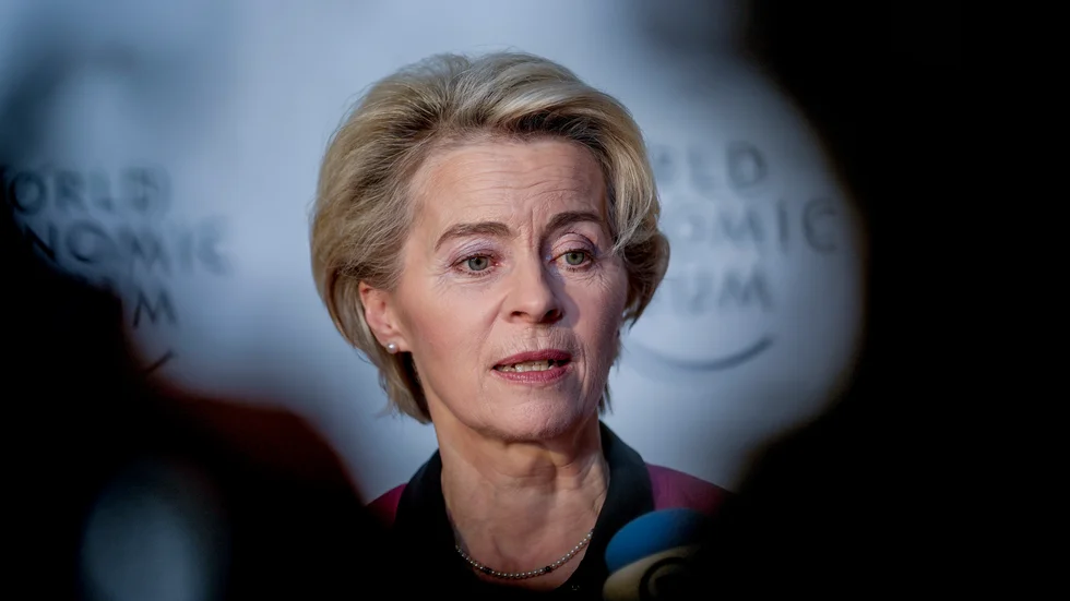 EU-kommissionens ordförande Ursula von der Leyen. Arkivbild.