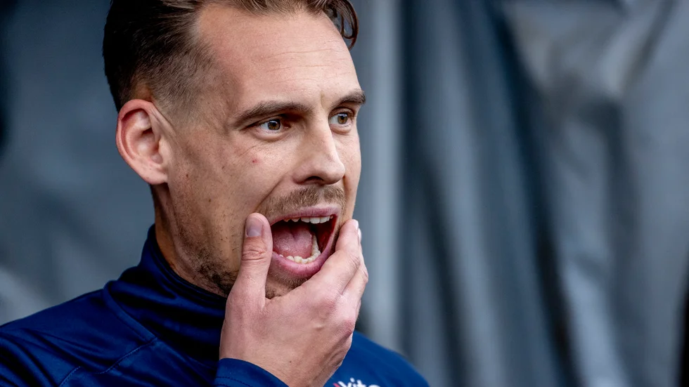 Daniel Bäckström, förbundskapten för U21-landslaget. Arkivbild.