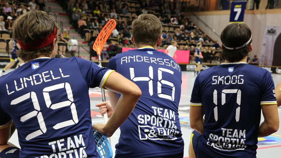 Visby IBK:s #39, #46 och #17. 