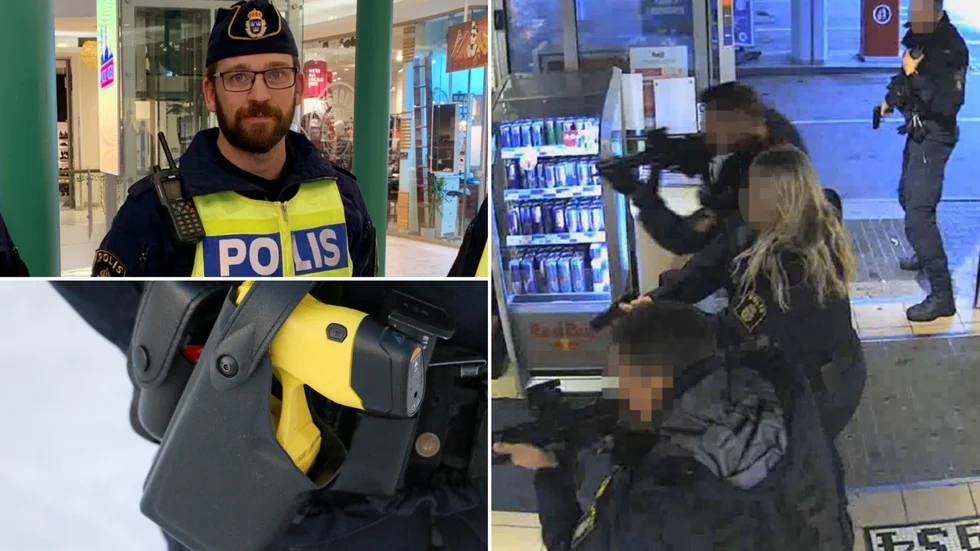 Misslyckat "suicide by cop". Den maskerade mannen på Circle K sköts i benen av polisen. Möjligen hade verkanseld kunnat undvikas om polisen var utrustad med elchockvapen. "Tack vare ECV kan vi i ett tidigare skede avvärja situationer som annars hade inneburit verkanseld", säger ingripandepolisen Johan Holmgren. 