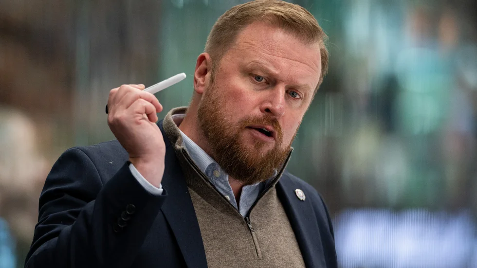 LHC-tränaren Klas Östman. 