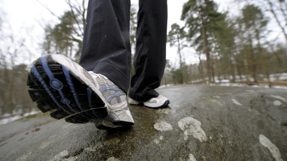 10 000 steg om dagen gör susen, menar skribenten.