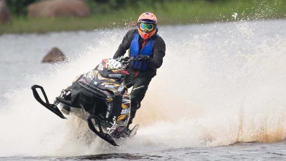 Ingen pallplats. Det blev inga pallplatser för hemmahoppen i Kalix Watercross.