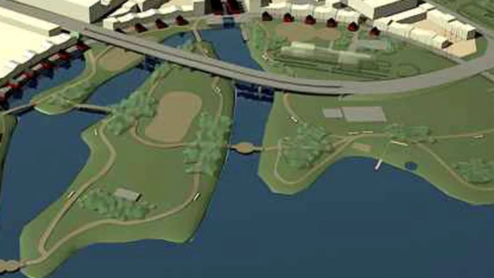 SKISS. Här planeras EU-parken ett projekt som Göran Wigren driver vidare för att förverkliga.